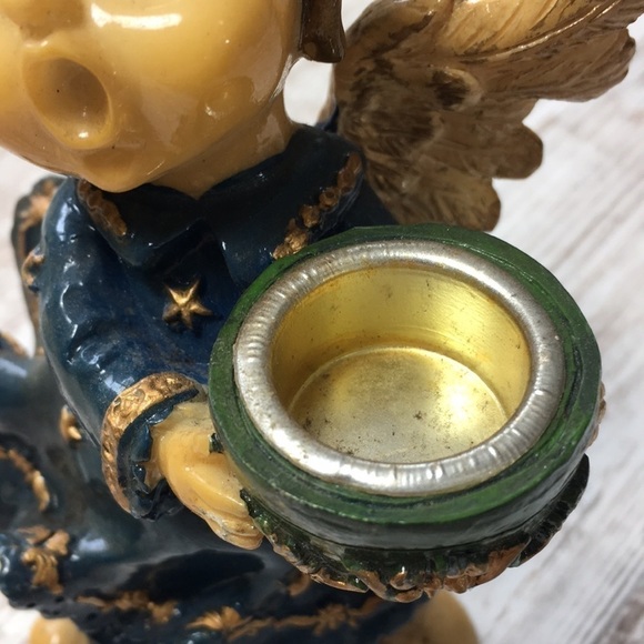 VINTAGE Angel Ceramic Figurine 6.25” - Picture 2 of 5